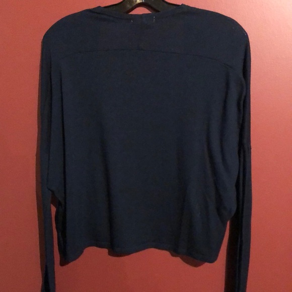 GARAGE Navy Blue Women's Sweater - Picture 3 of 3
